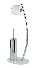 Combin WC Ascea chrom/blanc 