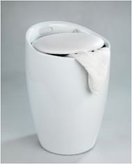 Badhocker Candy weiss 