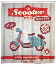 Duschvorhang Vintage Scooter 