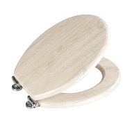 WC-Sitz Eiche, grau, MDF 