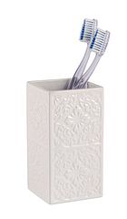Zahnputzbecher Cordoba, weiss 