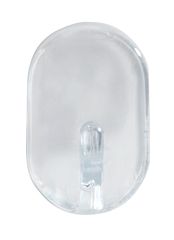 Ovalhaken mittel transparent 