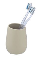 Zahnputzbecher Badi beige 
