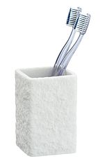 Zahnputzbecher Villata weiss 
