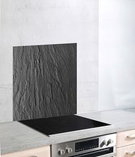 Glasrückwand Schiefer 60x70 cm 