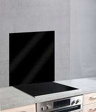 Glasrückwand schwarz 