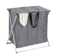 Wäschesammler Trio Top grau 