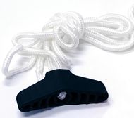 Schnur mit Handgriff schwarz 
