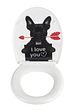 Abattant WC Guilty Dog Easy Close, Thermodur