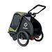 Dog Trailer Pluto M grün/schwarz